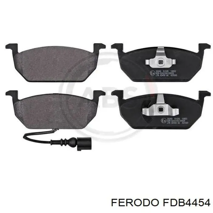 Передние тормозные колодки FDB4454 Ferodo