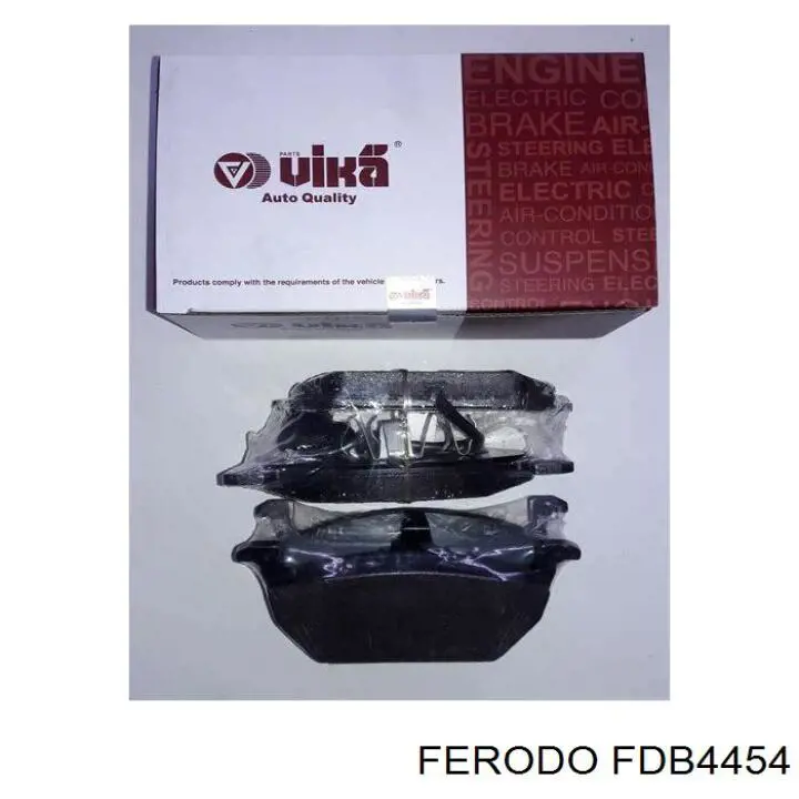 FDB4454 Ferodo колодки тормозные передние дисковые