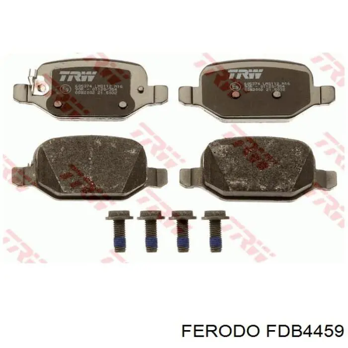 Задние тормозные колодки FDB4459 Ferodo
