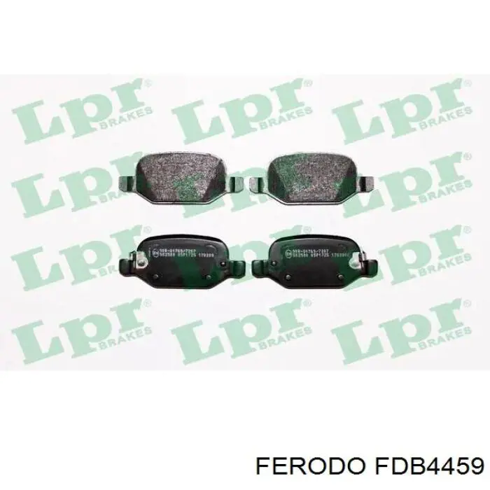 Колодки дисковые  Ferodo FDB4459 цена, от 29.61 USD