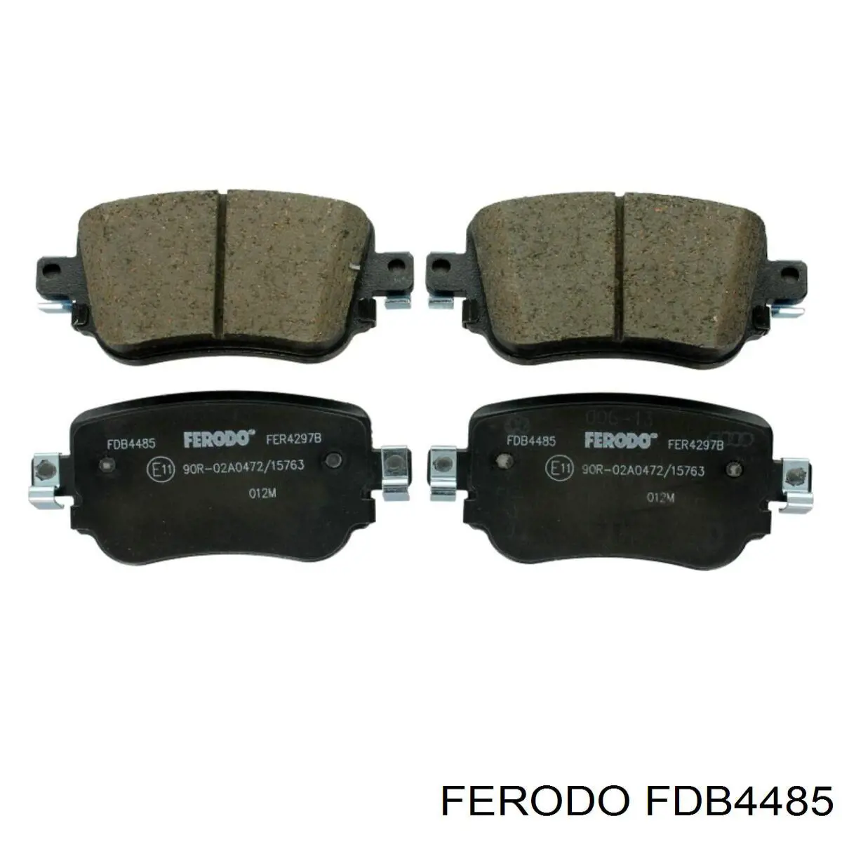 FDB4485 Ferodo колодки тормозные задние дисковые