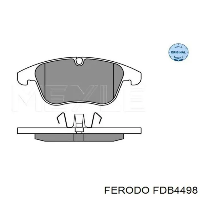 Передние тормозные колодки FDB4498 Ferodo