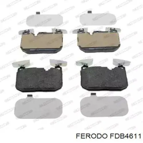 FDB4611 Ferodo колодки тормозные передние дисковые