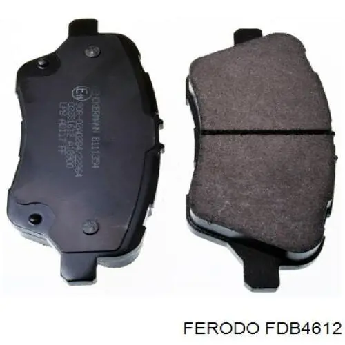 Передние тормозные колодки FDB4612 Ferodo