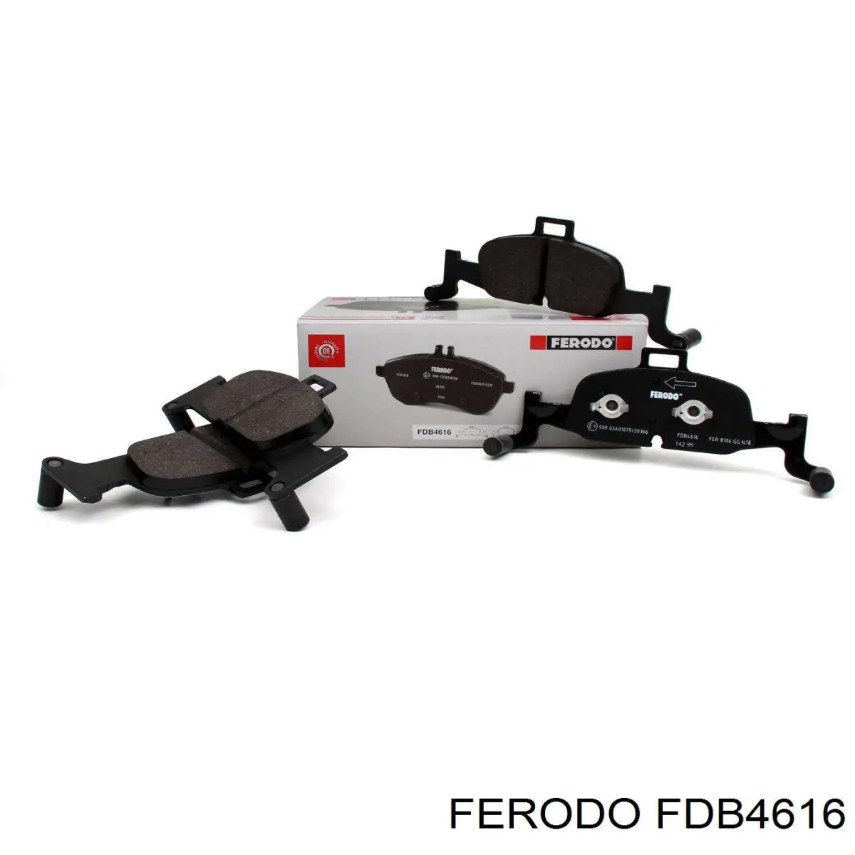 FDB4616 Ferodo колодки тормозные передние дисковые