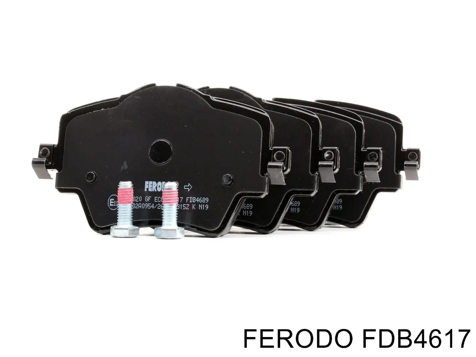 Купить FDB4617 Ferodo Колодки тормозные задние, дисковые