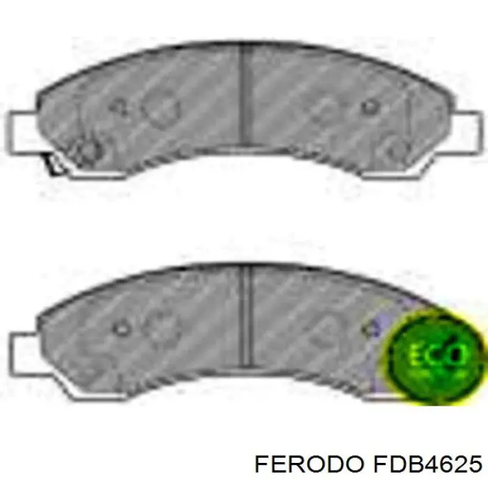 Pastillas de freno delanteras FDB4625 Ferodo