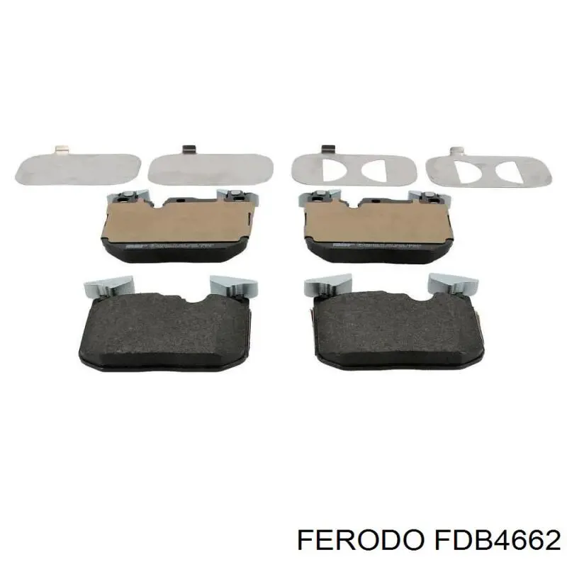 FDB4662 Ferodo колодки тормозные передние дисковые