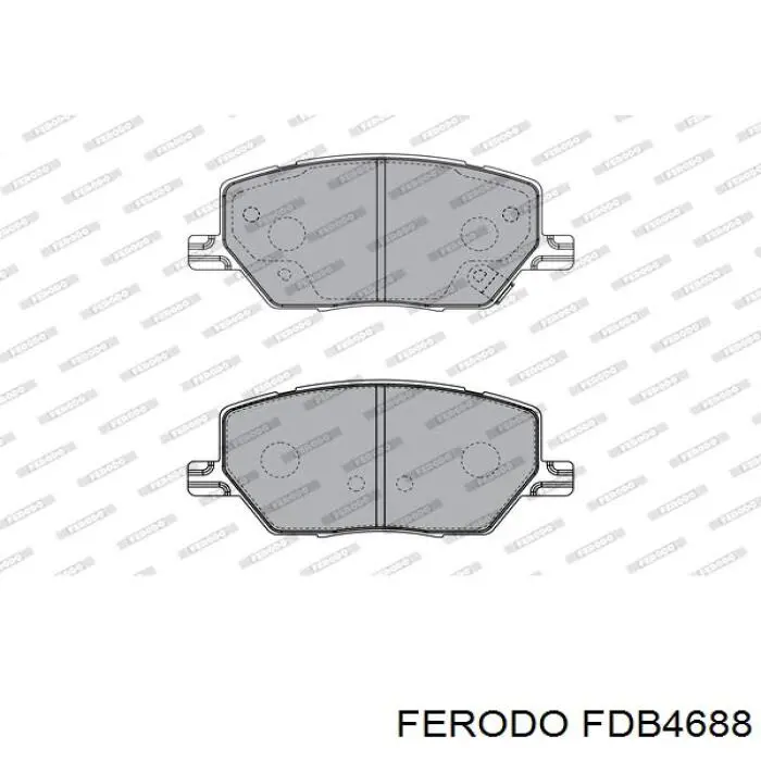 Купить FDB4688 Ferodo Колодки тормозные