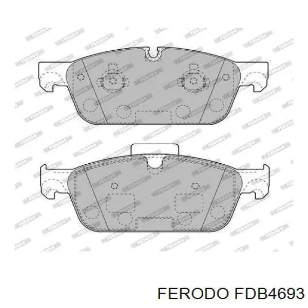 Передние тормозные колодки FDB4693 Ferodo