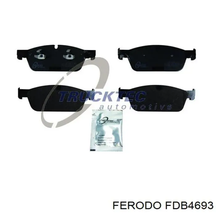 Передние тормозные колодки FDB4693 Ferodo