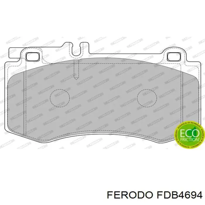 Тормозные колодки Ferodo FDB4694