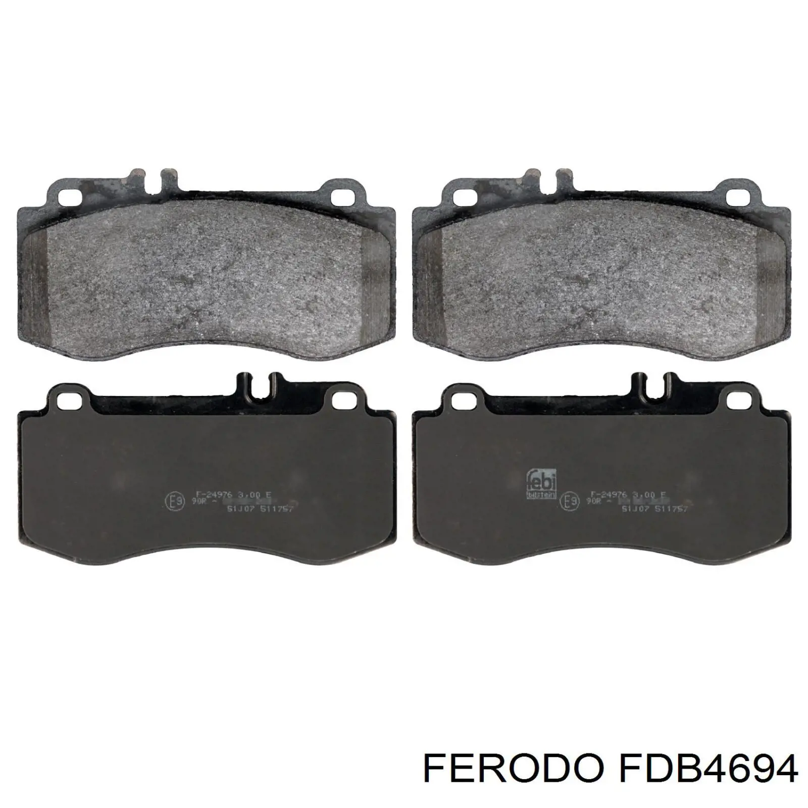 Колодки Ferodo FDB4694 цена, от 52.18 USD