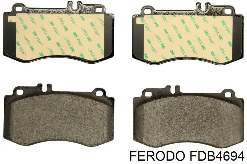 Передние тормозные колодки FDB4694 Ferodo