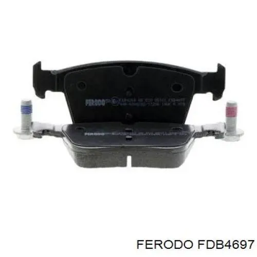 Купить FDB4697 Ferodo Колодки тормозные задние, дисковые