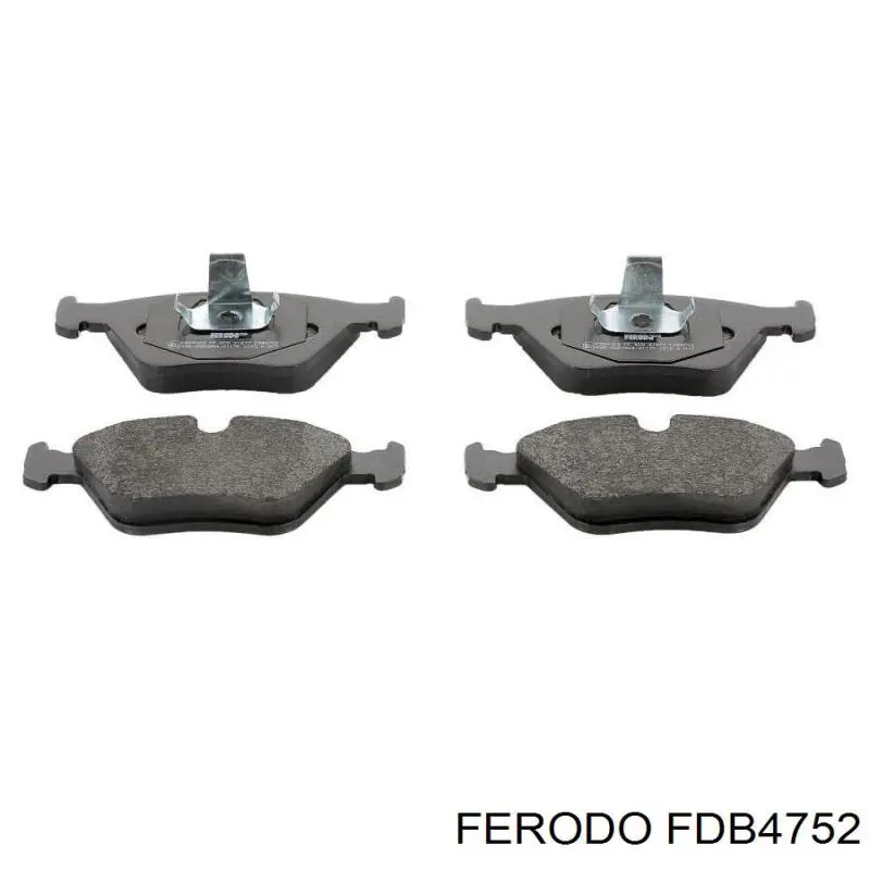 FDB4752 Ferodo колодки тормозные передние дисковые