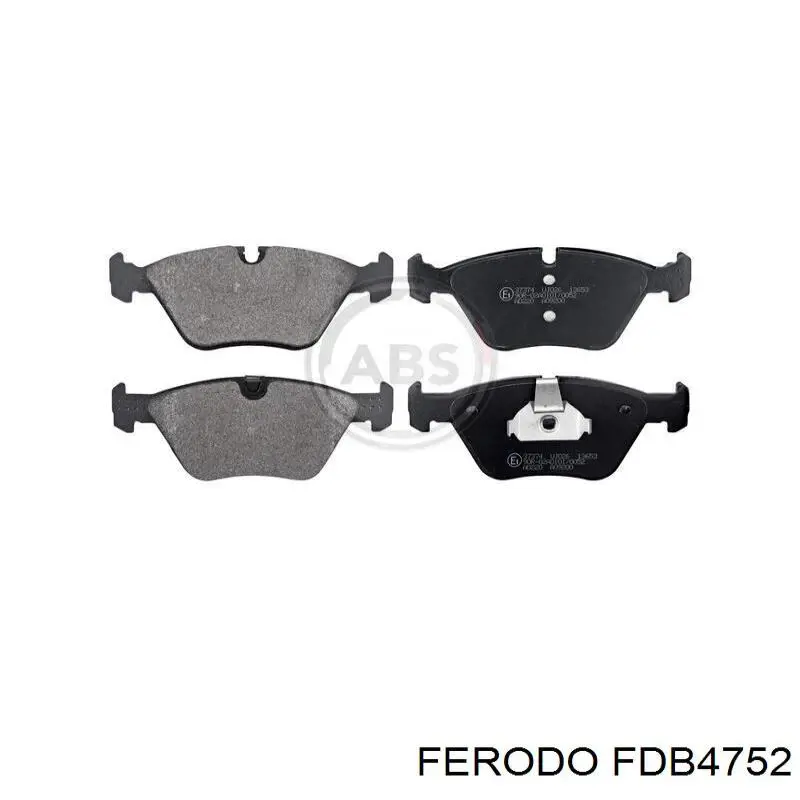 Купить FDB4752 Ferodo Колодки тормозные