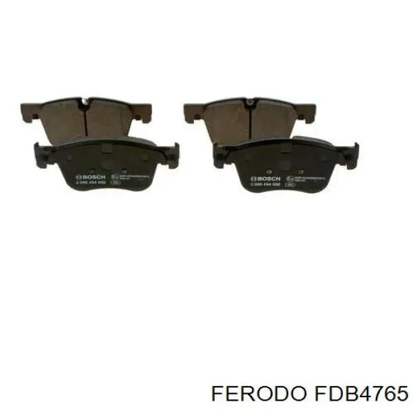 Передние тормозные колодки FDB4765 Ferodo