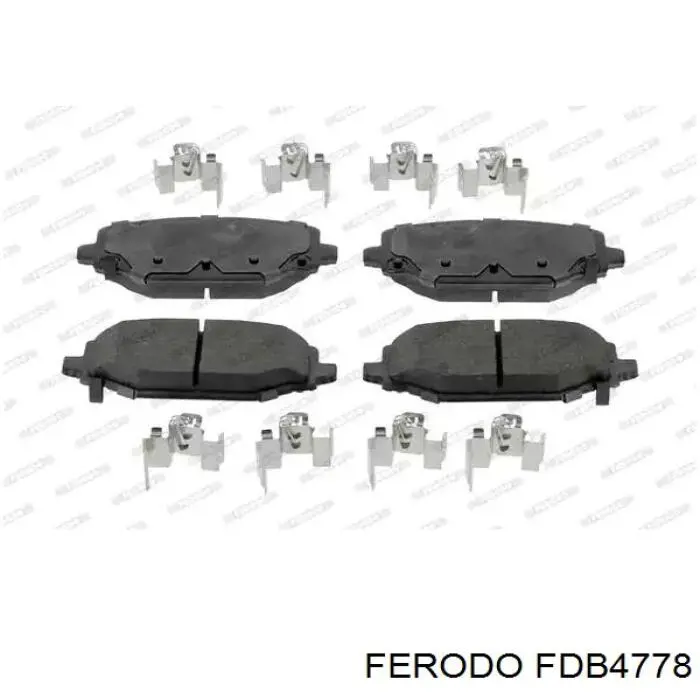 Задние тормозные колодки FDB4778 Ferodo