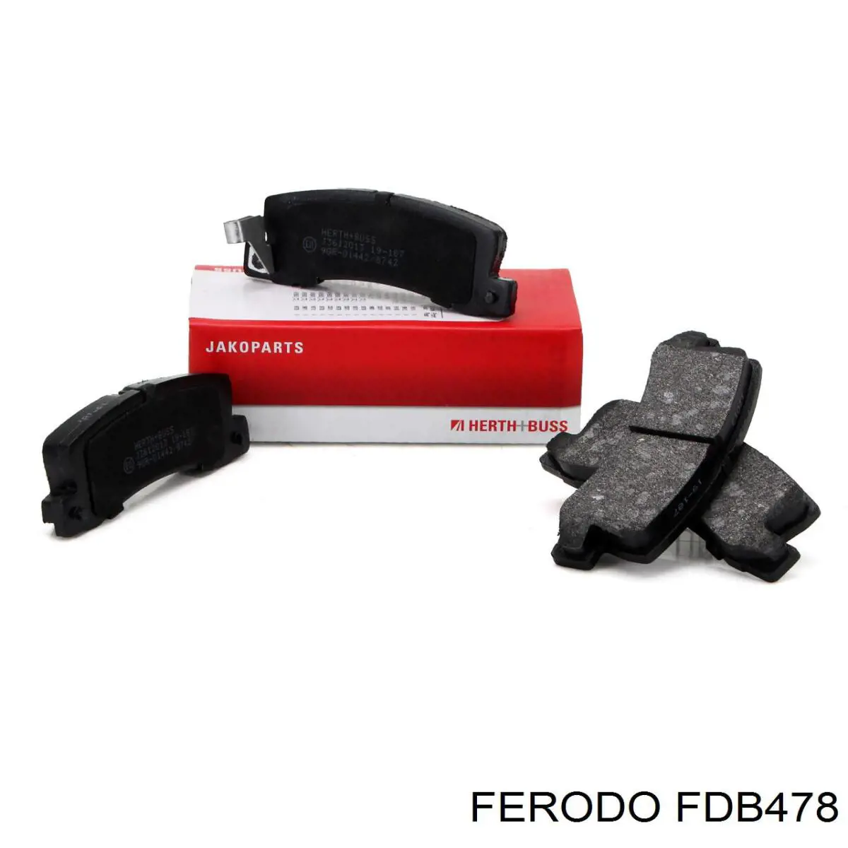 Купить FDB478 Ferodo Колодки тормозные задние, дисковые