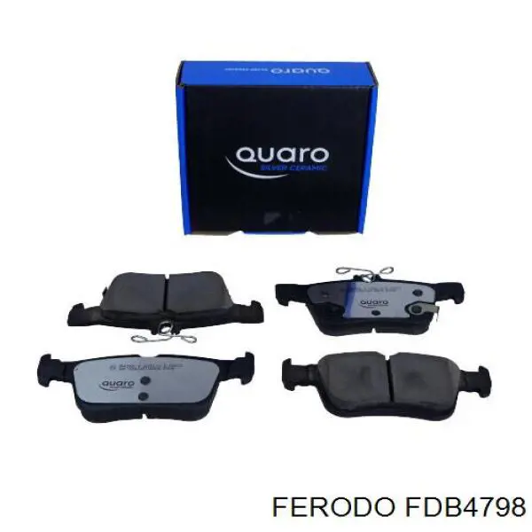 Купить FDB4798 Ferodo Колодки тормозные задние, дисковые