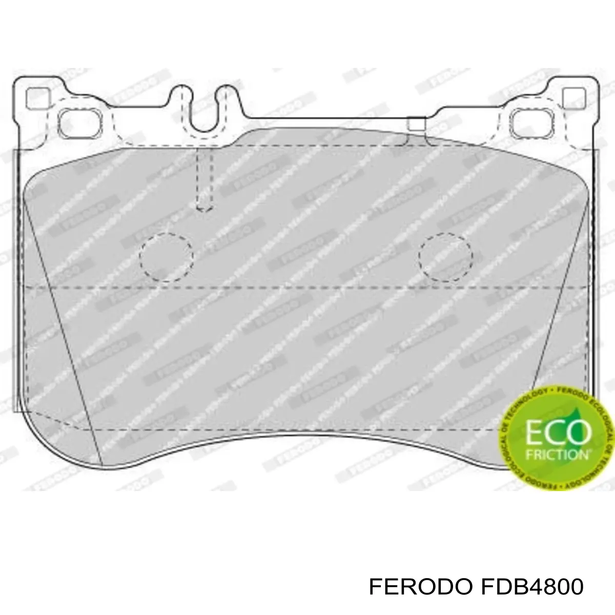 FDB4800 Ferodo Колодки передние