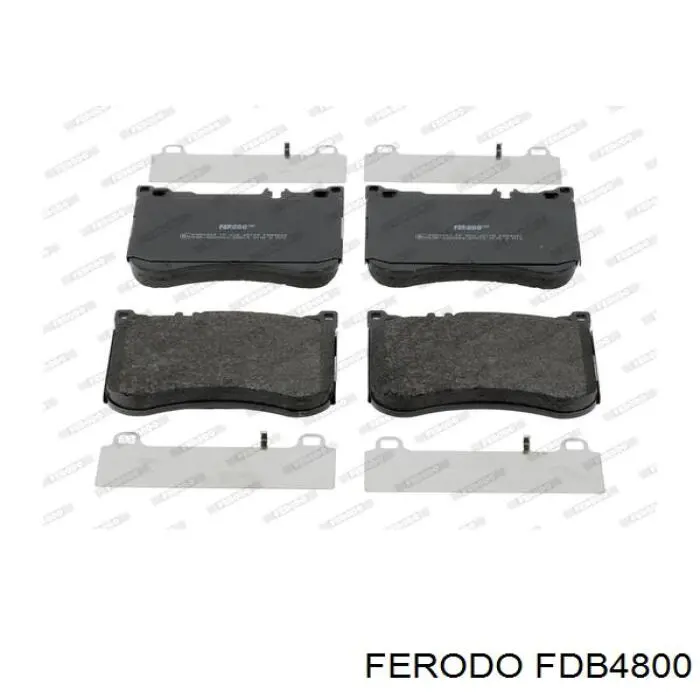 Передние тормозные колодки FDB4800 Ferodo