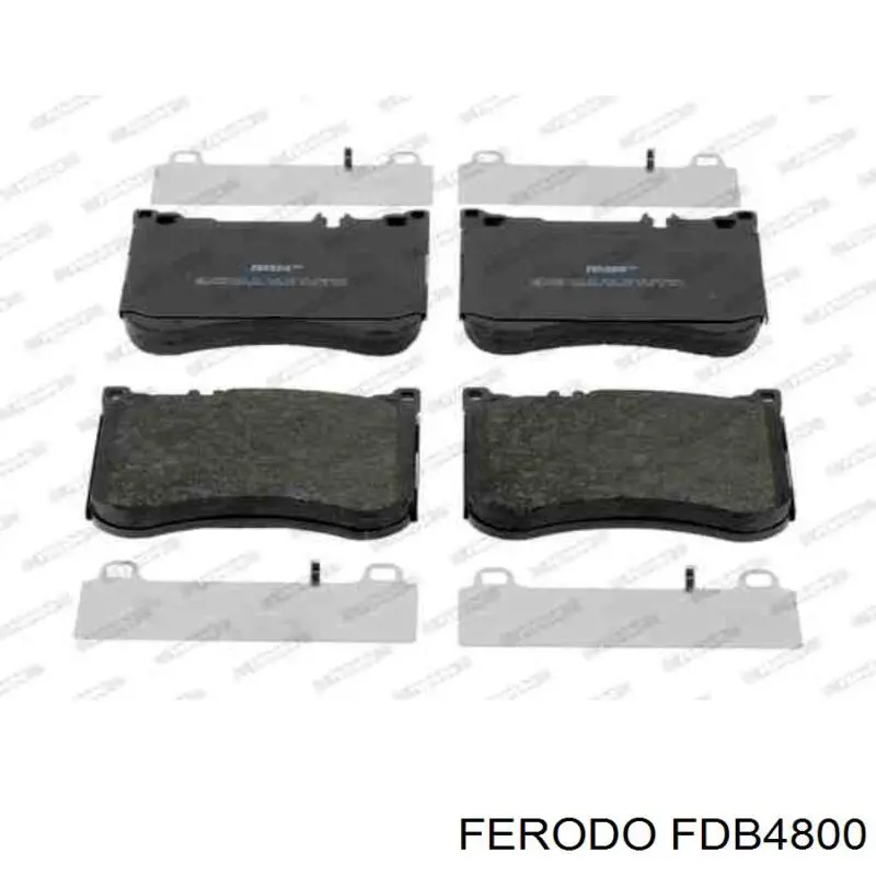FDB4800 Ferodo sapatas do freio dianteiras de disco