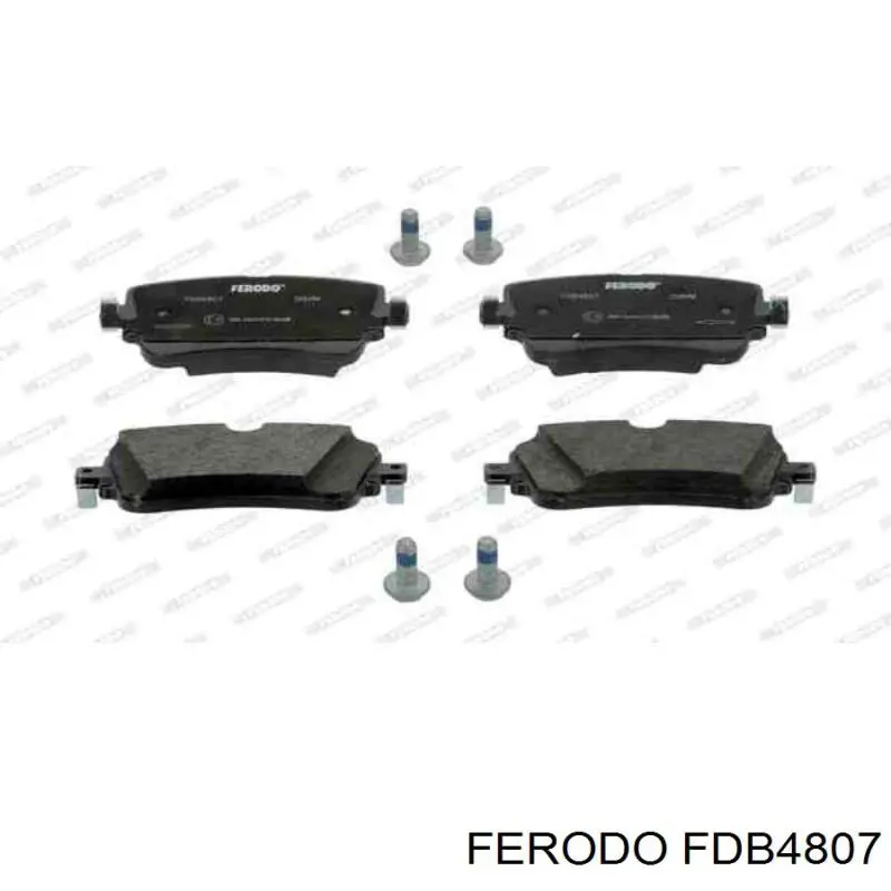 Задние дисковые колодки Ferodo FDB4807