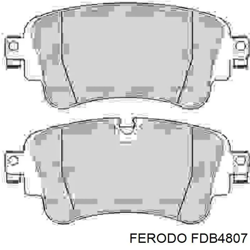Pastillas de freno traseras FDB4807 Ferodo