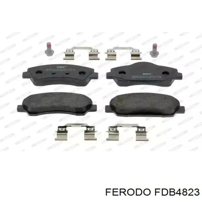 FDB4823 Ferodo колодки тормозные передние дисковые
