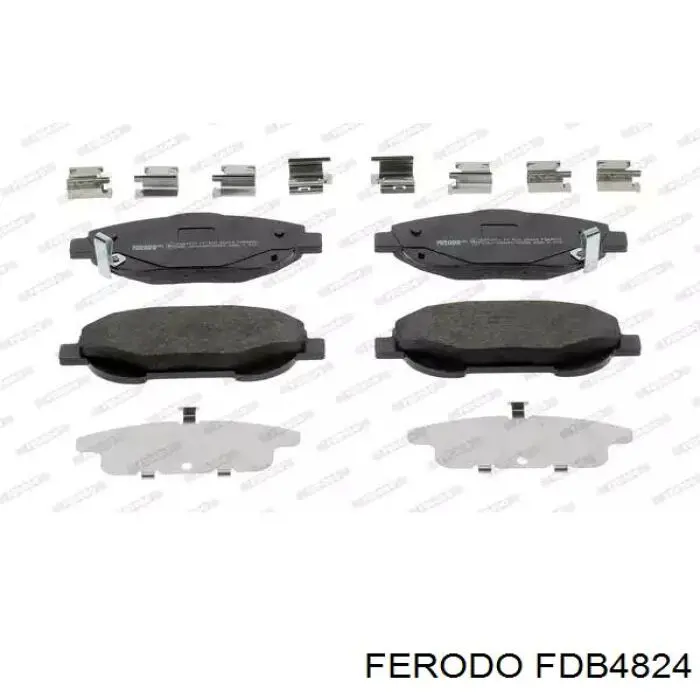 Передние тормозные колодки FDB4824 Ferodo