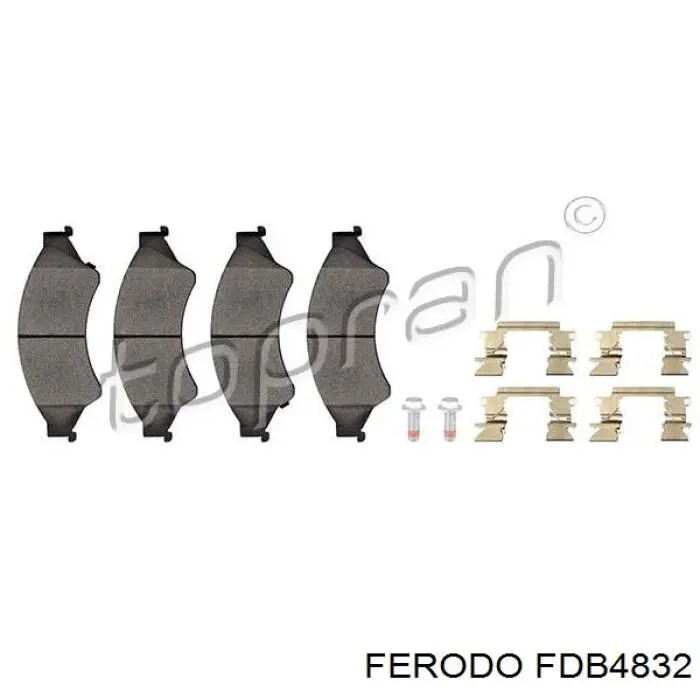 Колодки Ferodo FDB4832 цена, от 54.77 USD
