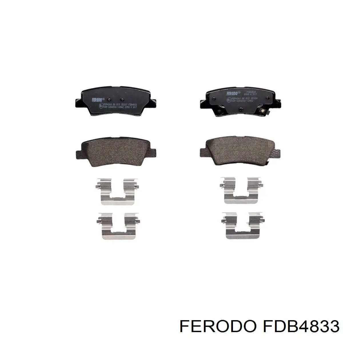 Колодки дисковые  Ferodo FDB4833 цена, от 23.98 USD