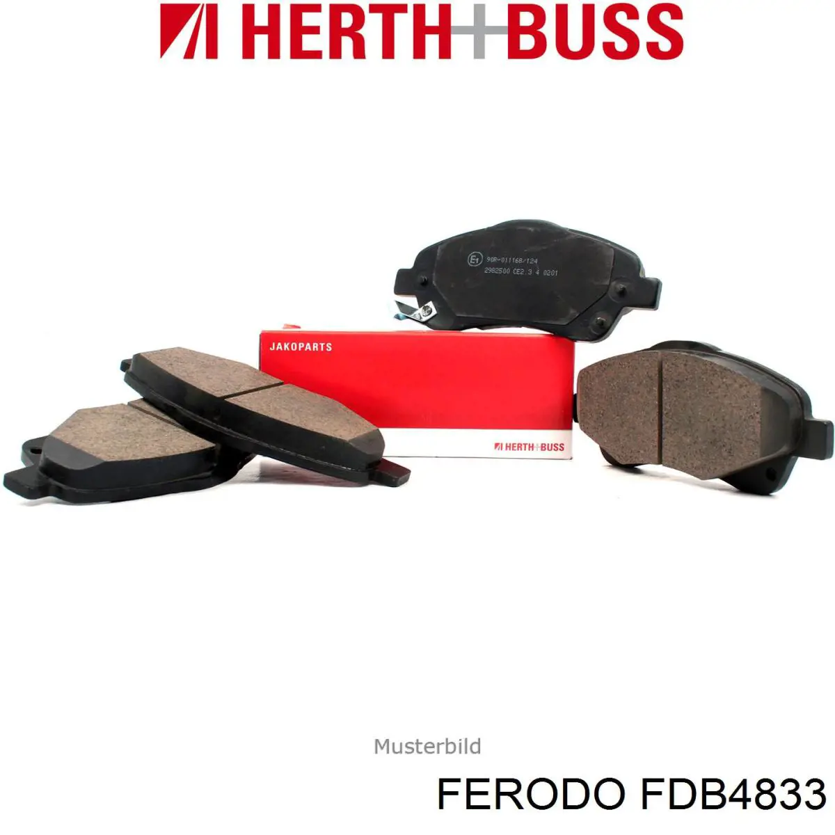 Задние дисковые колодки Ferodo FDB4833