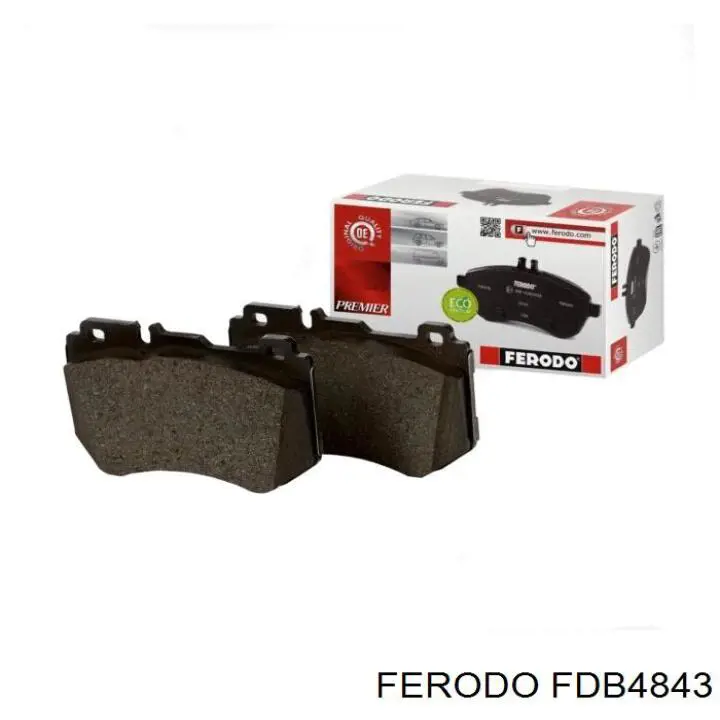 Колодки Ferodo FDB4843 цена, от 31.39 USD