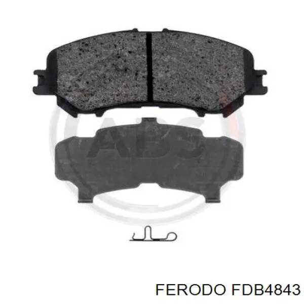 Передние тормозные колодки FDB4843 Ferodo