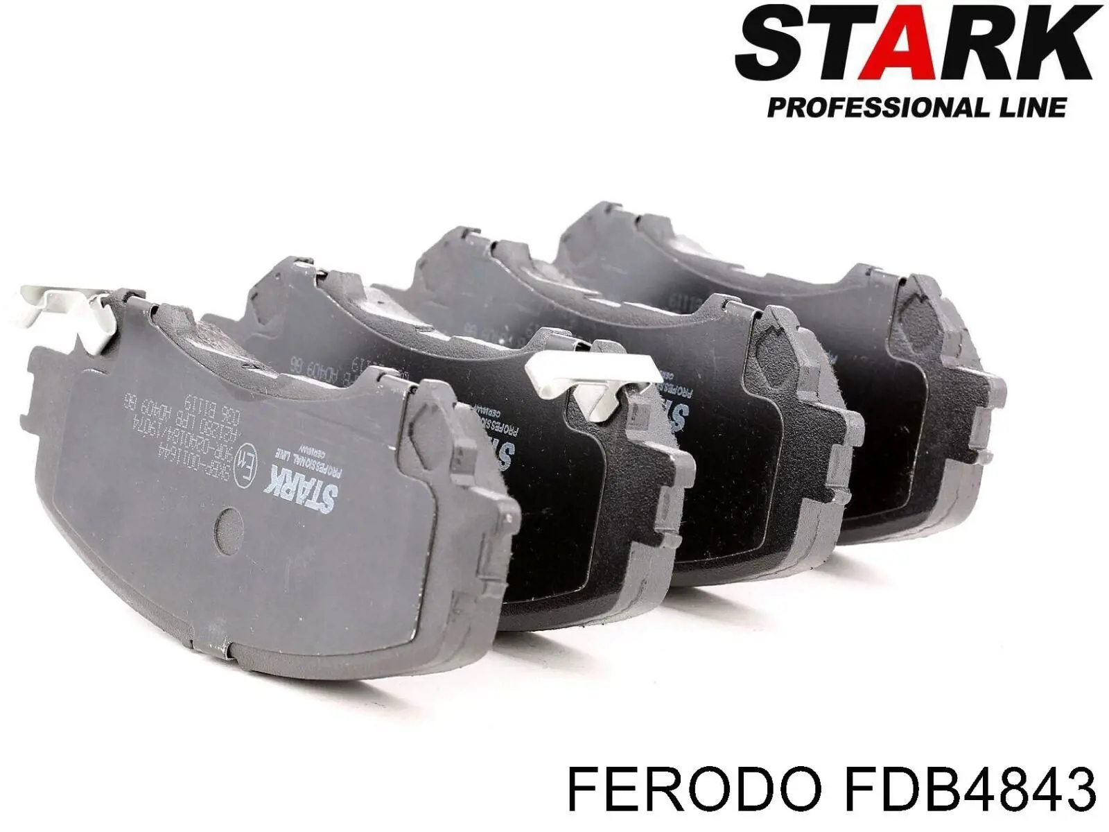 Передние тормозные колодки FDB4843 Ferodo