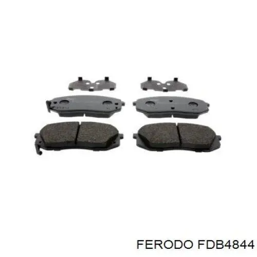 Передние тормозные колодки FDB4844 Ferodo