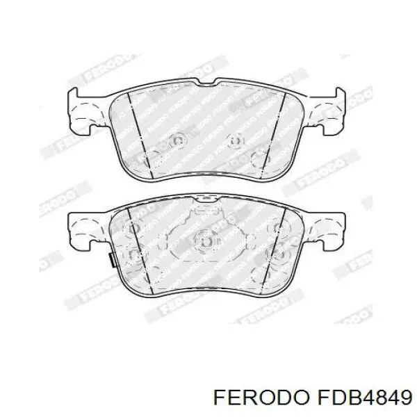 FDB4849 Ferodo передние тормозные колодки