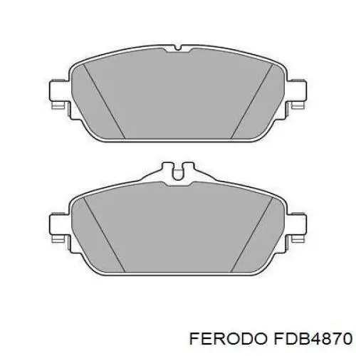 FDB4870 Ferodo Колодки передние