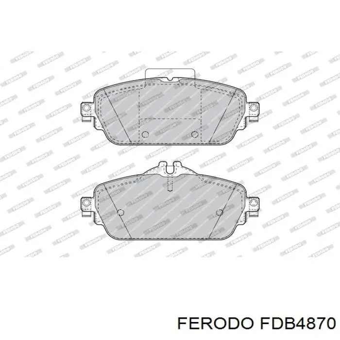 Тормозные колодки Ferodo FDB4870