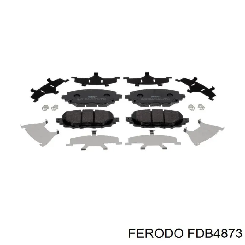 FDB4873 Ferodo колодки тормозные передние дисковые