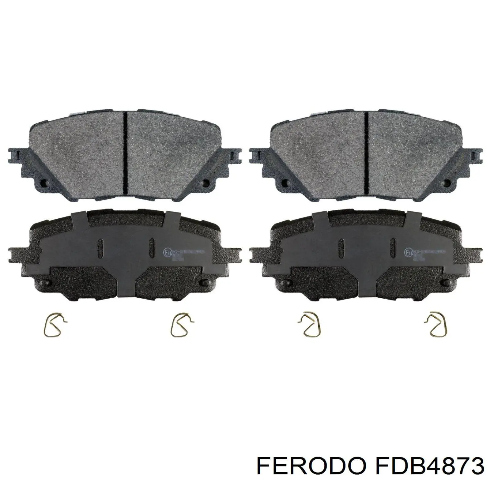 Pastillas de freno delanteras FDB4873 Ferodo