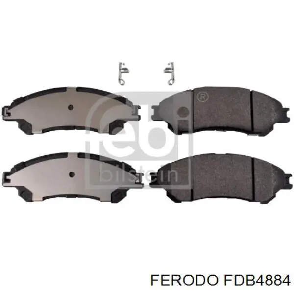 Тормозные колодки Ferodo FDB4884