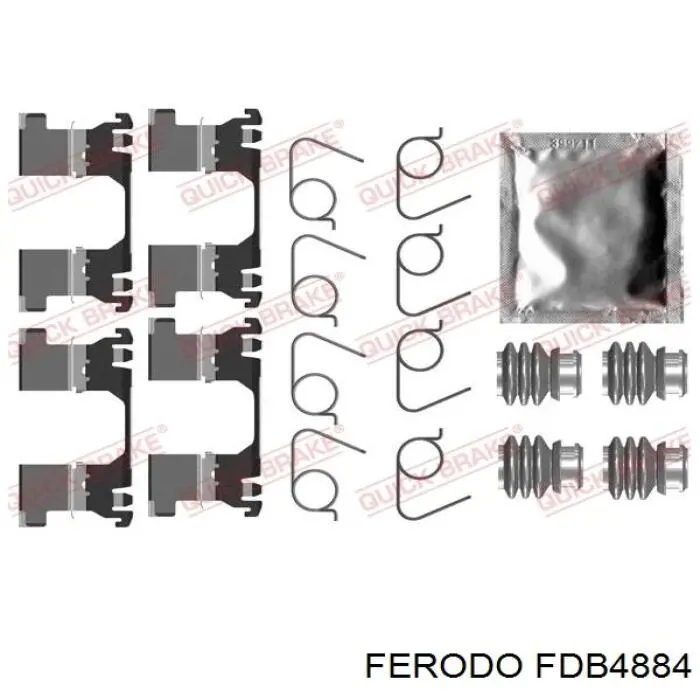 Колодки Ferodo FDB4884 цена, от 39.66 USD