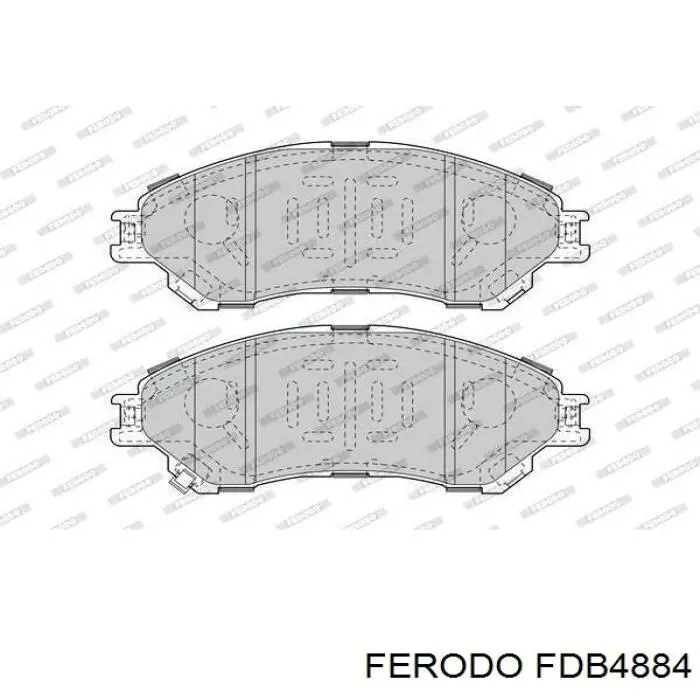 Купить FDB4884 Ferodo Колодки тормозные