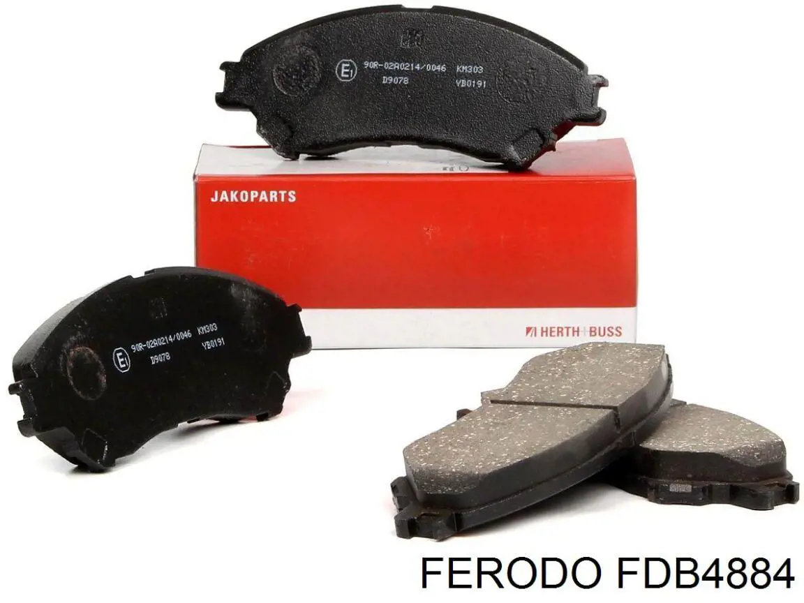 Pastillas de freno delanteras FDB4884 Ferodo
