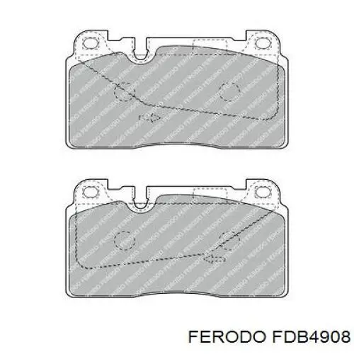 Колодки Ferodo FDB4908 цена, от 48.03 USD
