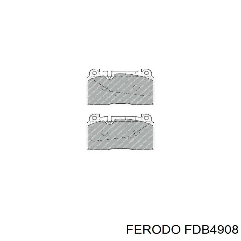 Купить FDB4908 Ferodo Колодки тормозные